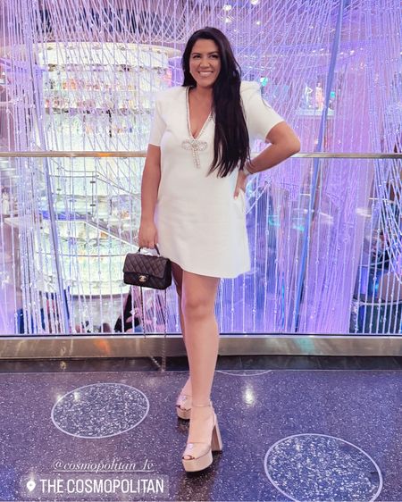 First night in Vegas with this cute little white dress! (Found a few on sale!)

#LTKTravel #LTKSaleAlert #LTKMidsize