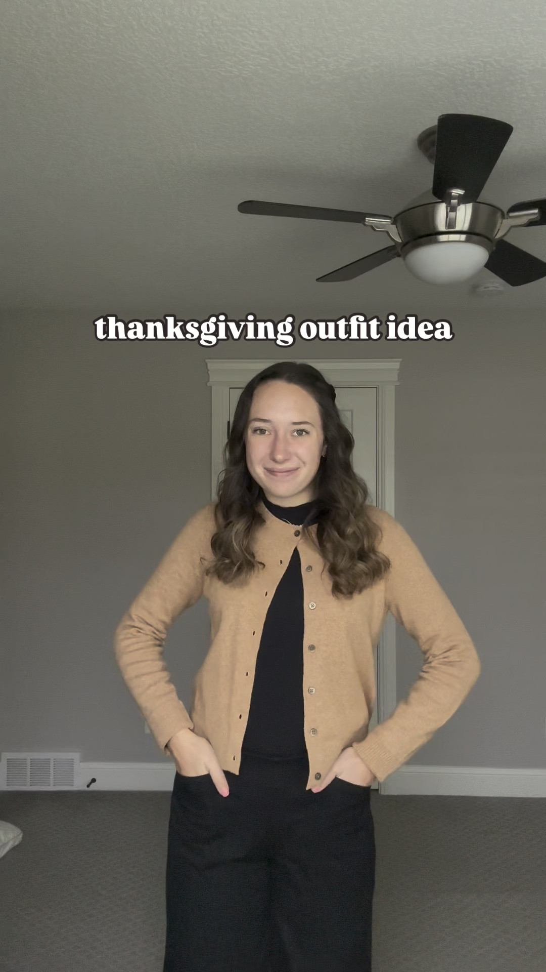 fall & thanksgiving outfit idea! perfect pants for the holidays because they stretch! 

#LTKFindsUnder50 #LTKSeasonal #LTKHoliday