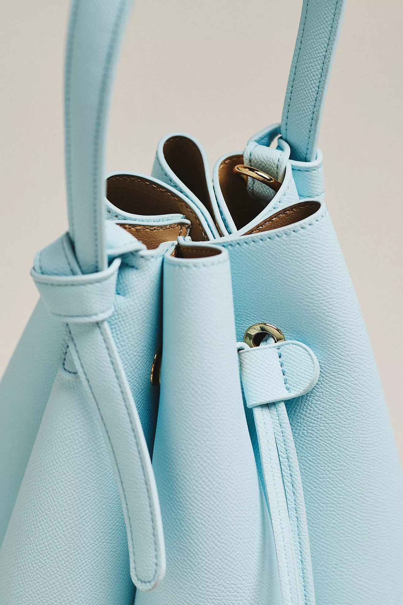 Melie Bianco Cinched Vegan Leather Bucket Bag | Anthropologie (US)