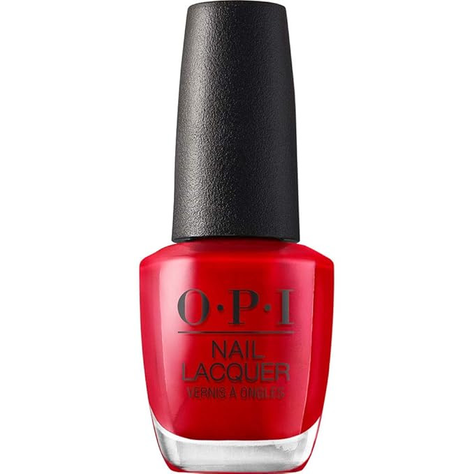 OPI Nail Lacquer, Big Apple Red, Red Nail Polish, 0.5 fl oz | Amazon (US)