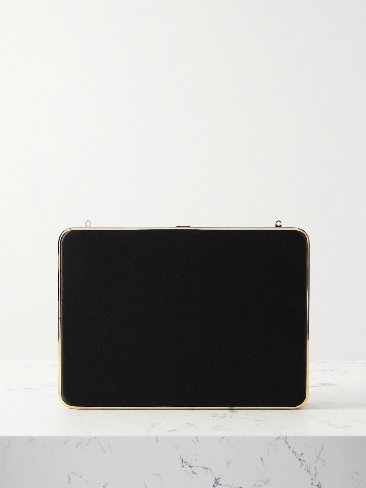 Hunting Season - Compact Satin Clutch - Black | NET-A-PORTER (US)