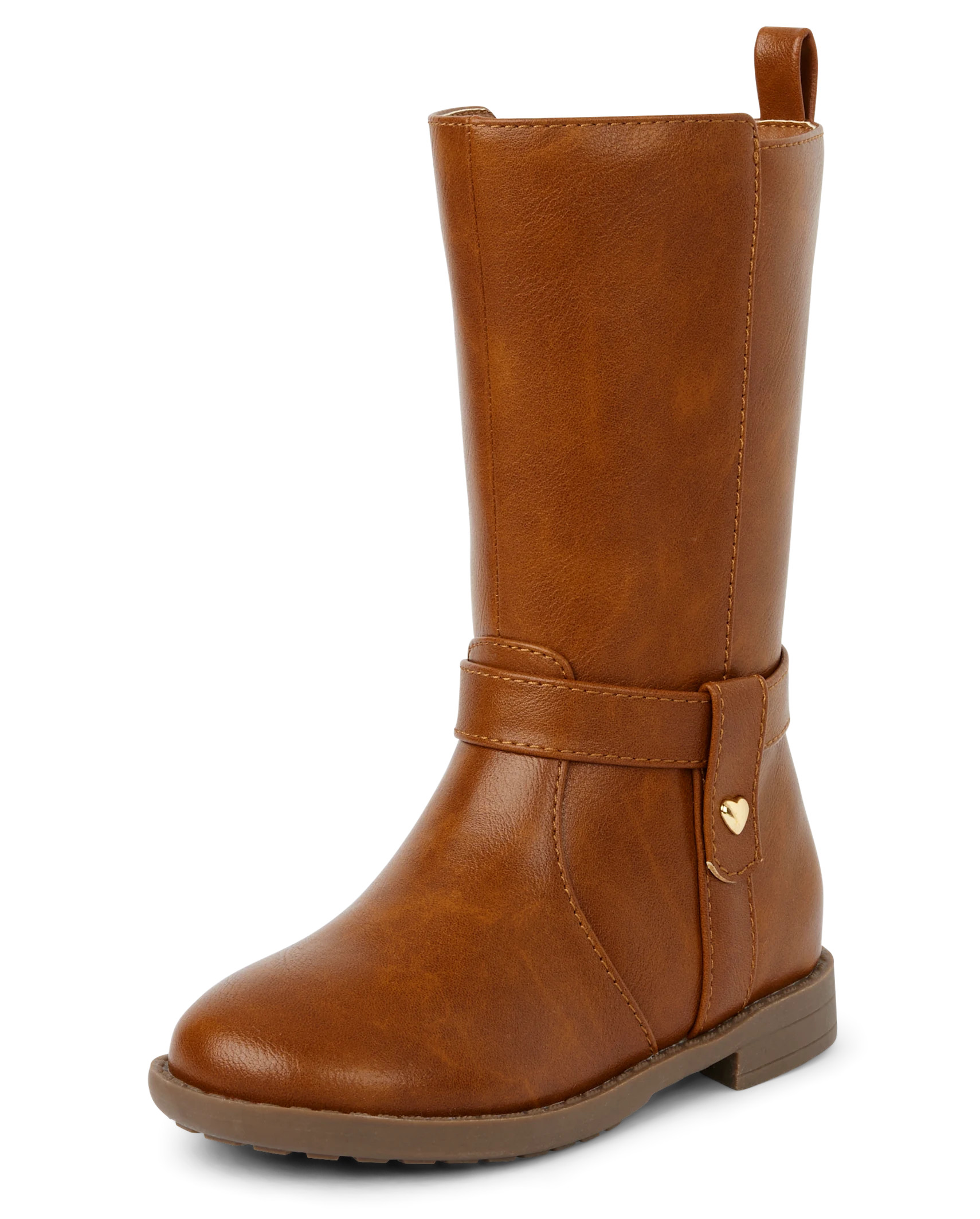 Toddler Girls Heart Stud Tall Boots - TAN | The Children's Place | The Children's Place