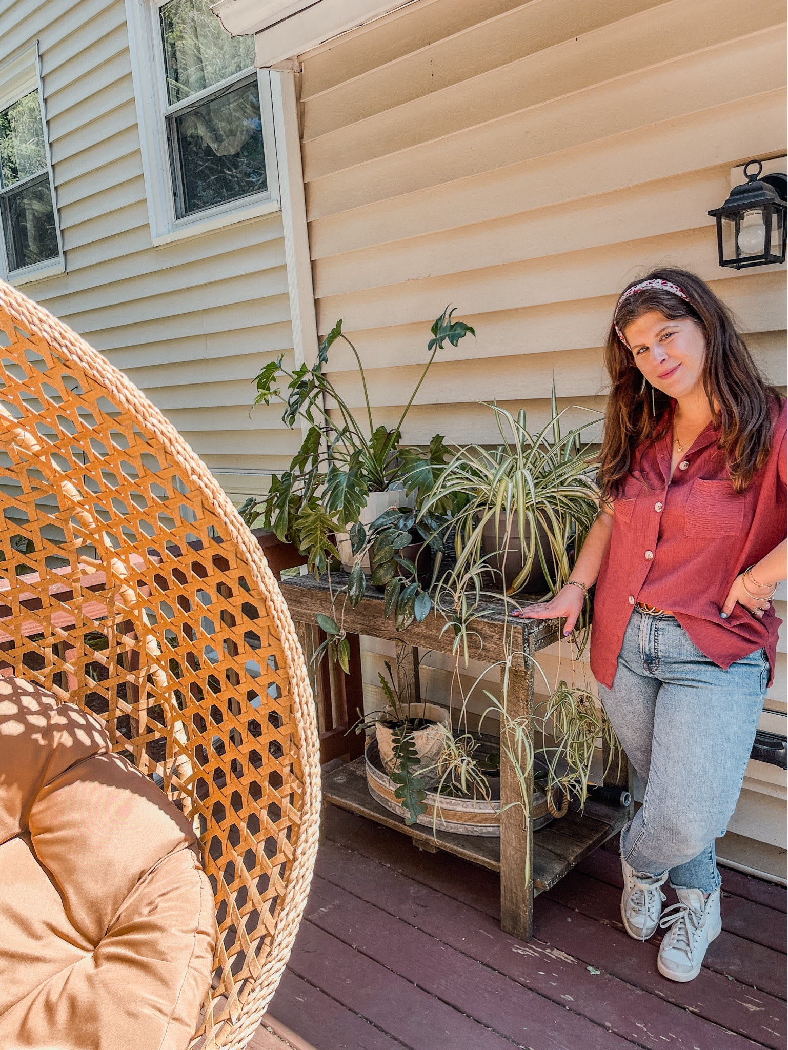 Moved my indoor plants outside for the summer!



#LTKSeasonal #LTKStyleTip #LTKHome