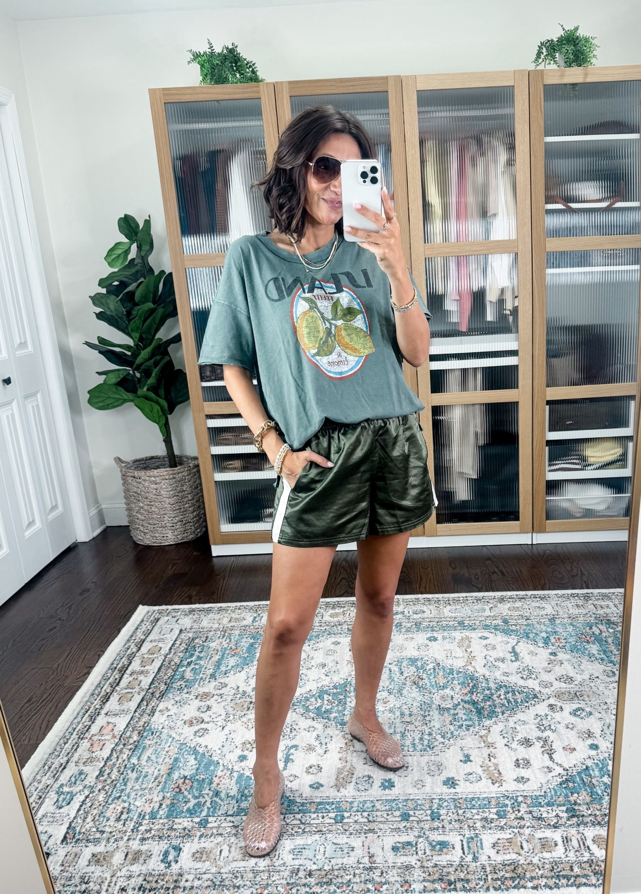 Loved this so much it came home with me! 
Use code LTKAERIE20
Small in shorts xs in tee

#LTKSaleAlert #LTKOver40 #LTKxAerie