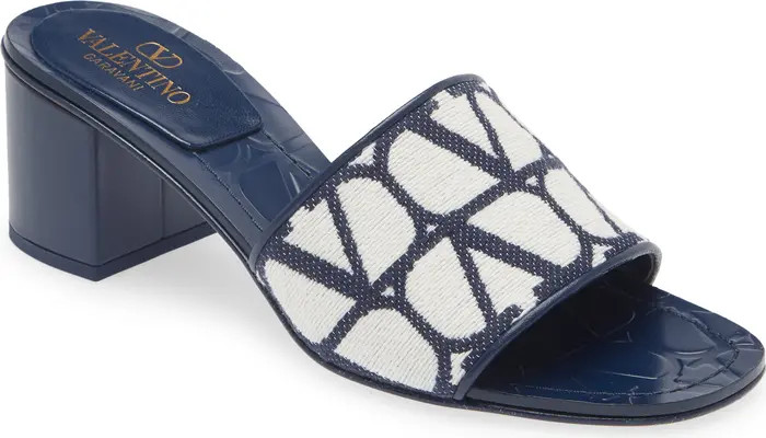 VLOGO Toile Slide Sandal (Women) | Nordstrom