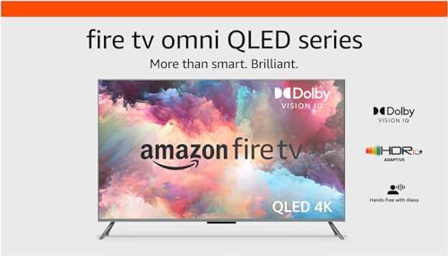 Amazon Fire TV 75" Omni QLED Series 4K UHD smart TV, Dolby Vision IQ, Fire TV Ambient Experience,... | Amazon (US)