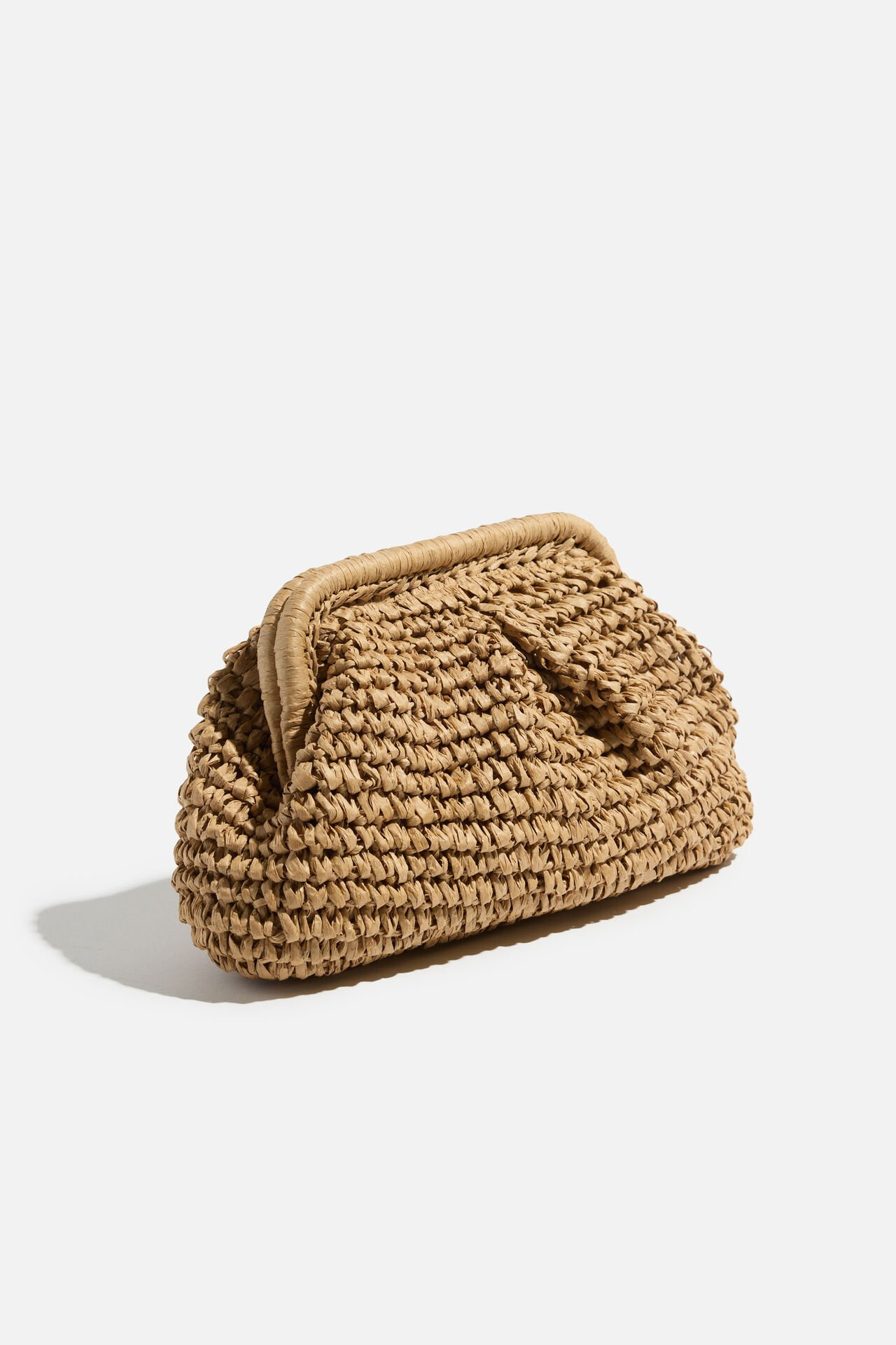 Straw Frame Clutch | Dynamite Clothing