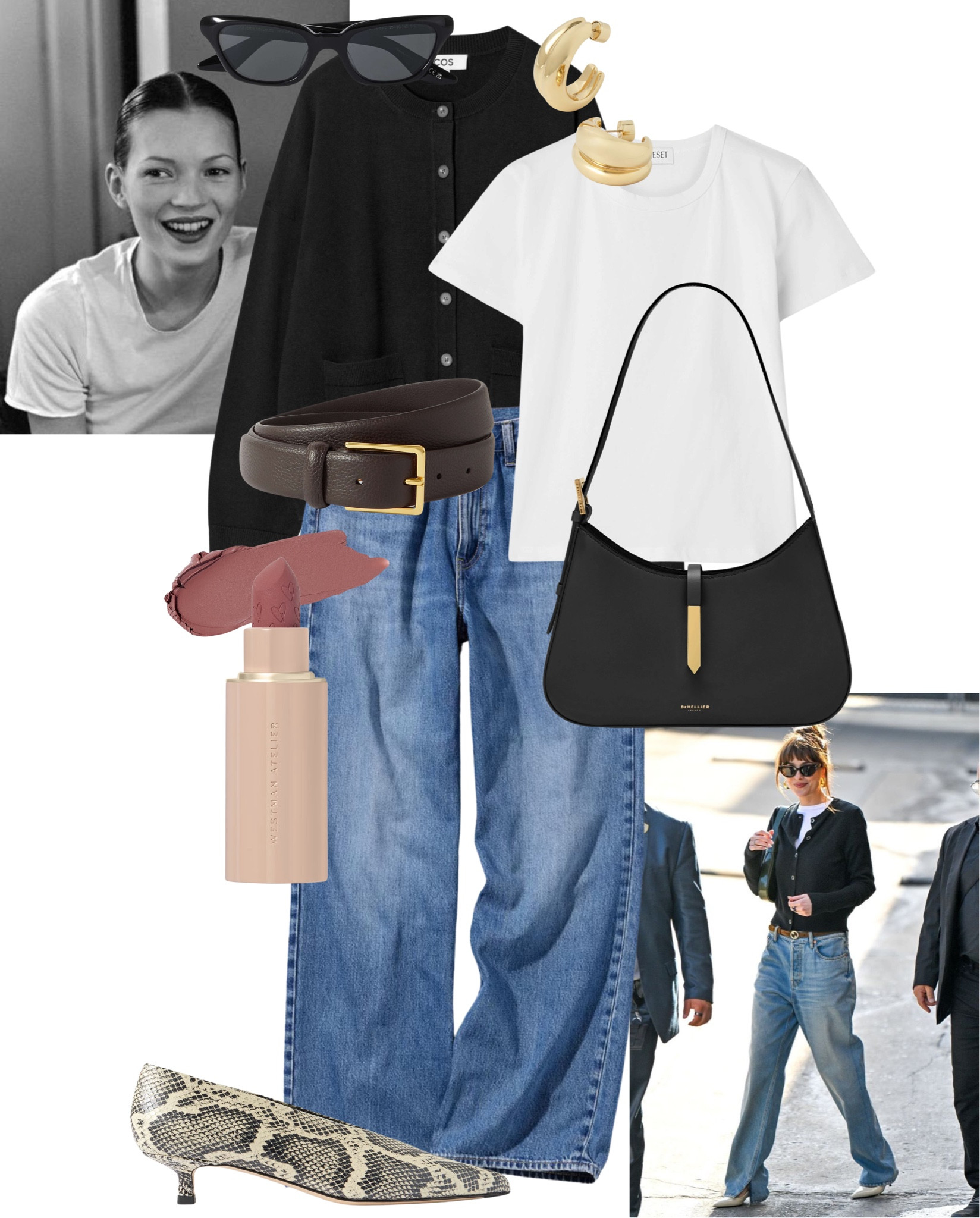 Dakota Johnson Looks
1-5 
Cardigan | jeans | earrings | westmanatlier  | heels | bag | white T-shirt  | lunch | date night | celebrity 




#LTKdatenight #LTKwinter #LTKuk