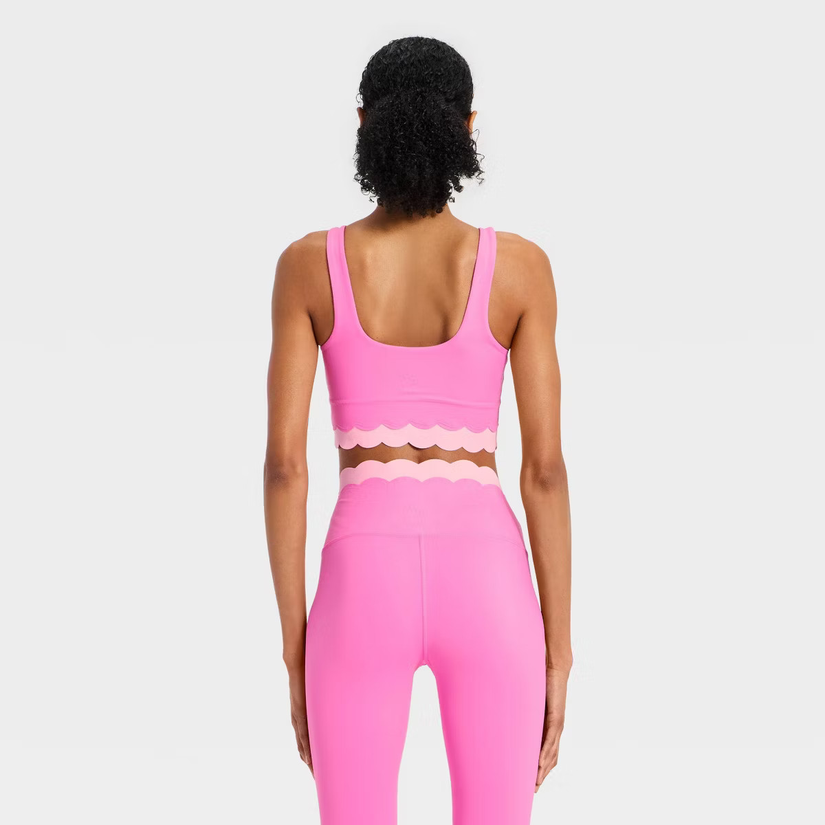 Women's Knit Scallop Sports Bra - JoyLab™ | Target