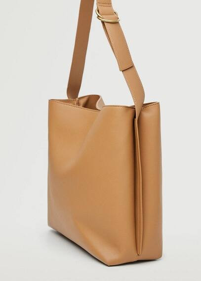 Bucket bag medium brown - Woman - One size - MANGO | MANGO (UK)
