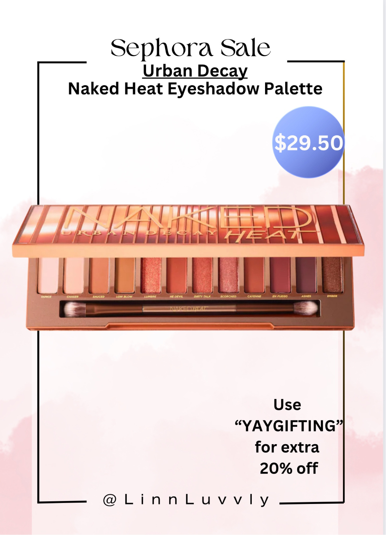 Urban Decay
Naked Heat Eyeshadow Palette

Use “YAYGIFTING” for extra 20% off through Dec 10th

Sephora sale , naked palette , eyeshadow palette, urban decay eyeshadow palette 

#LTKsalealert #LTKfindsunder50 #LTKbeauty