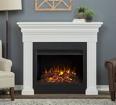 Real Flame® 56" Emerson Grand Electric Fireplace | Pottery Barn (US)