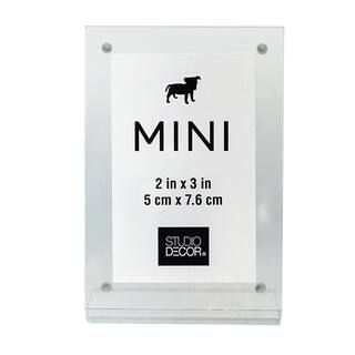 Clear Slanted 2" x 3" Mini Frame by Studio Décor® | Michaels Stores