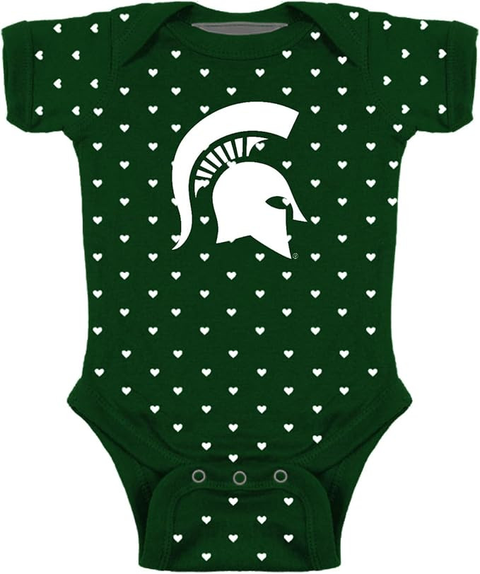 Two Feet Ahead Hearts Baby Bodysuit Creeper Baby Girl Clothes Newborn Infants Sizes 0-3M 6M 12M | Amazon (US)