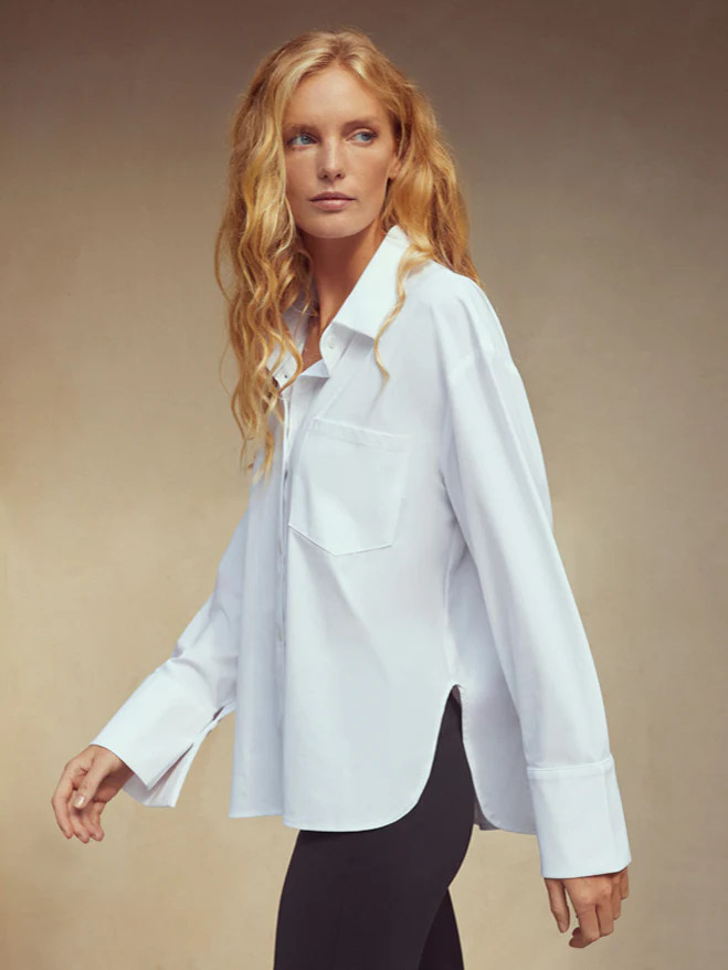 Oversized Shirt - White | Carbon38