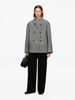 Shawl-Collar Wool Jacket | Arket UK