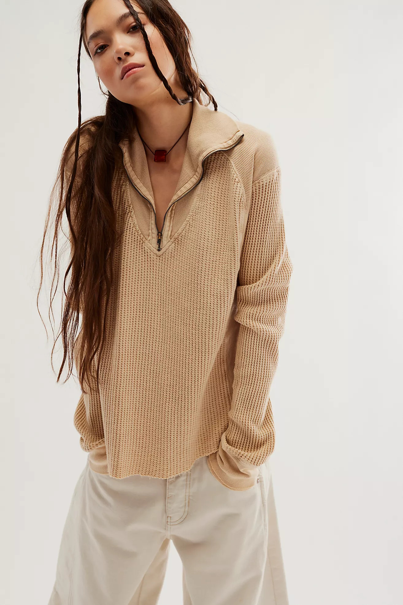 FP One Ashton Zip Thermal | Free People (Global - UK&FR Excluded)