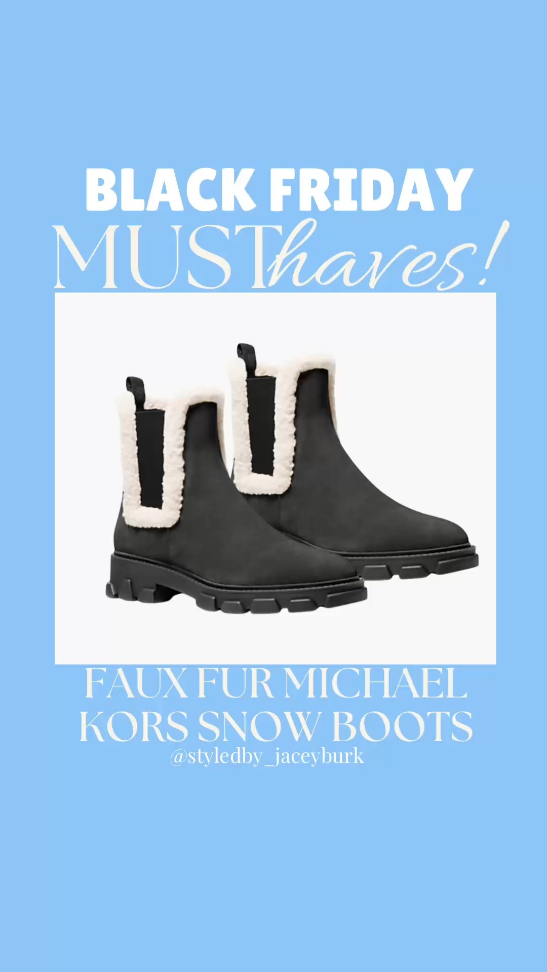 These Michael Kors snow boots are so cute and a steal of a deal!🖤❄️

#LTKHoliday #LTKCyberWeek #LTKGiftGuide