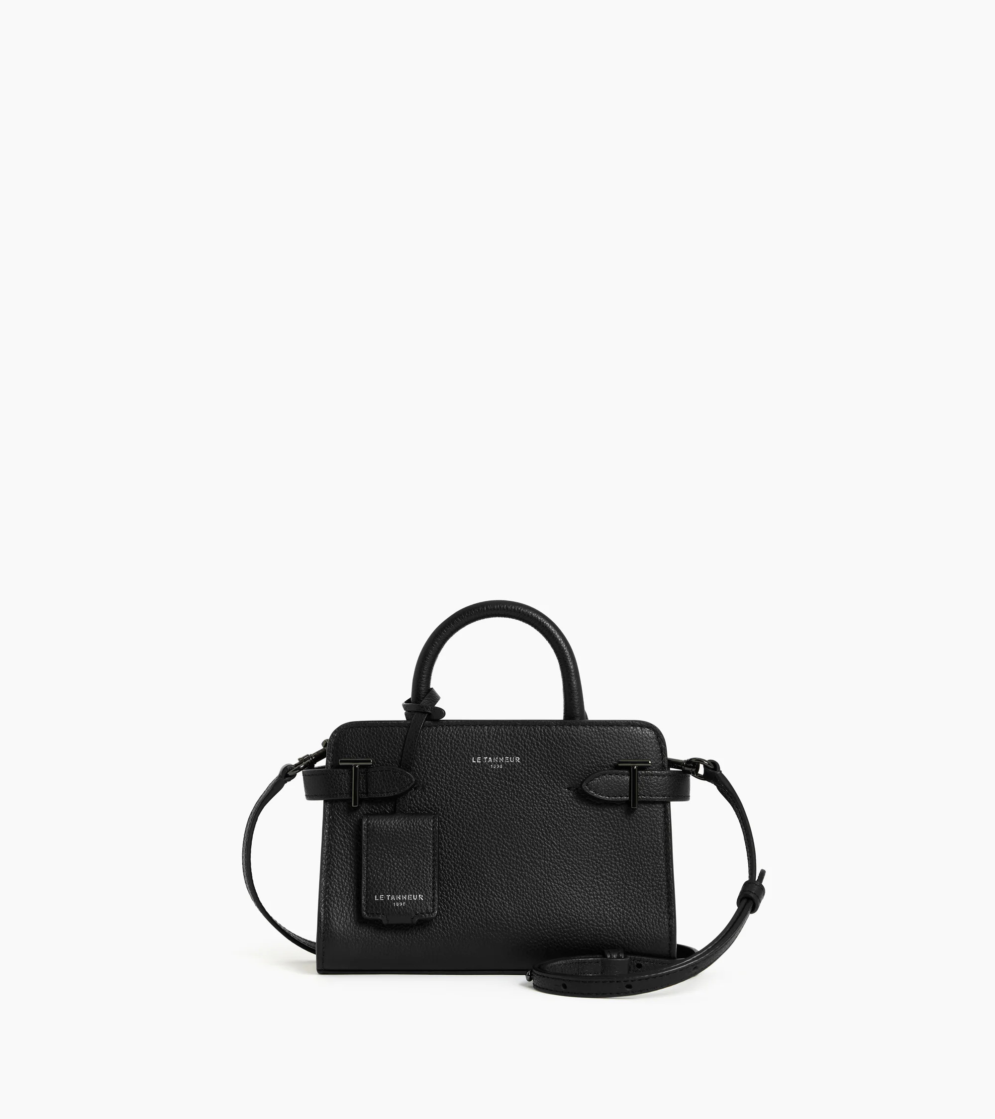 Emilie mini handbag in grained leather | Le Tanneur