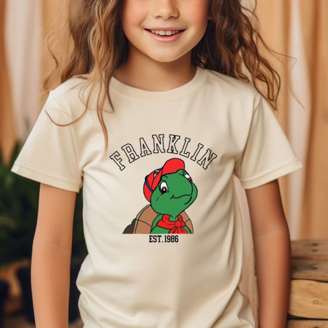 Trendy Cute Kids Vintage Character Shirt Franklin - Etsy | Etsy (US)