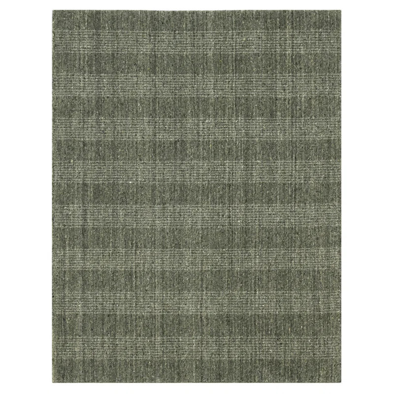 Brackettville Handmade Flatweave Green Rug | Wayfair North America