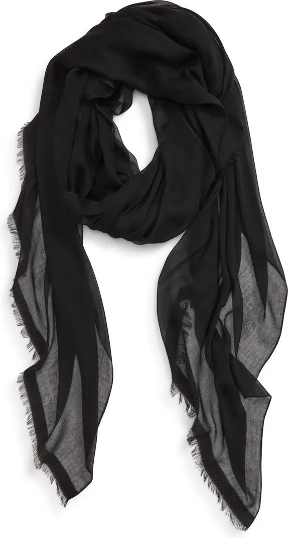 Modal & Silk Stripe Scarf | Nordstrom