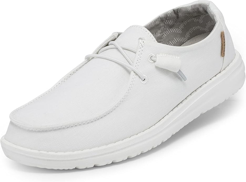 Hey Dude Women's Wendy | Women’s Lace Up Loafers | Comfortable & Light-Weight | Amazon (US)