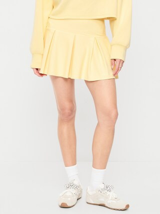 Extra High-Waisted Drop-Waist PowerSoft Skort | Old Navy (US)