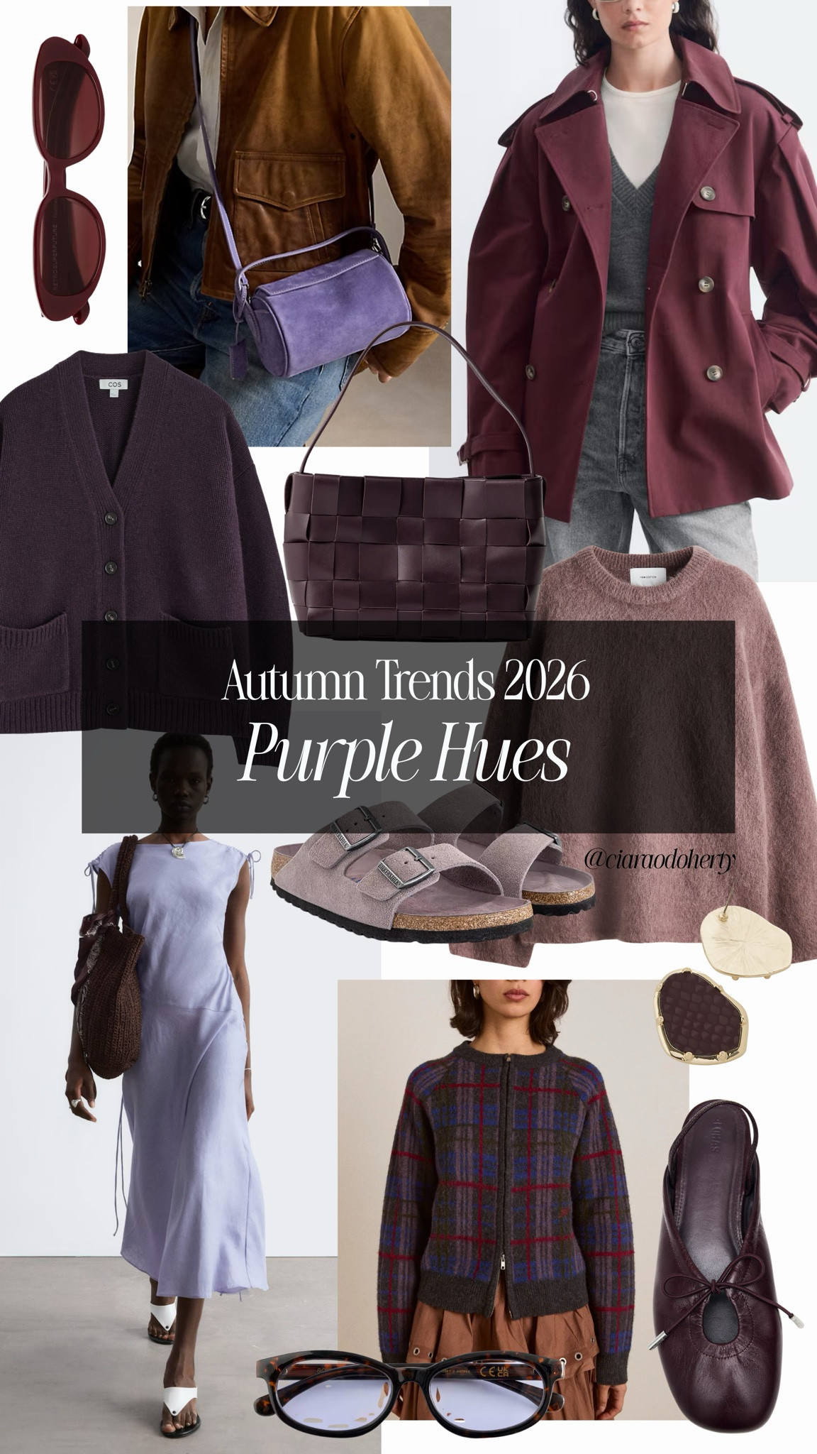 Autumn Trends 2026: Purple Hues. Statement jackets and bags, sunglasses and shoes, elegant dresses and cosy knits

#LTKFashionMonth #LTKautumn #LTKsummer