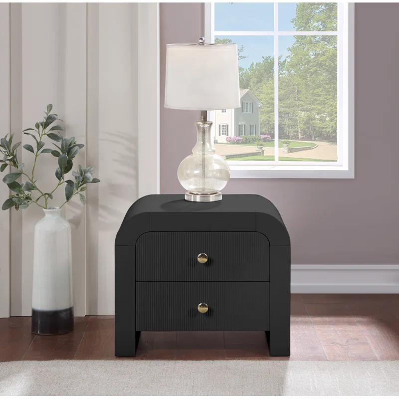 Moncure Solid Wood Nightstand | Wayfair North America