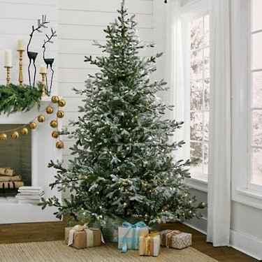 Aspen Pine Flocked Tree | Grandin Road