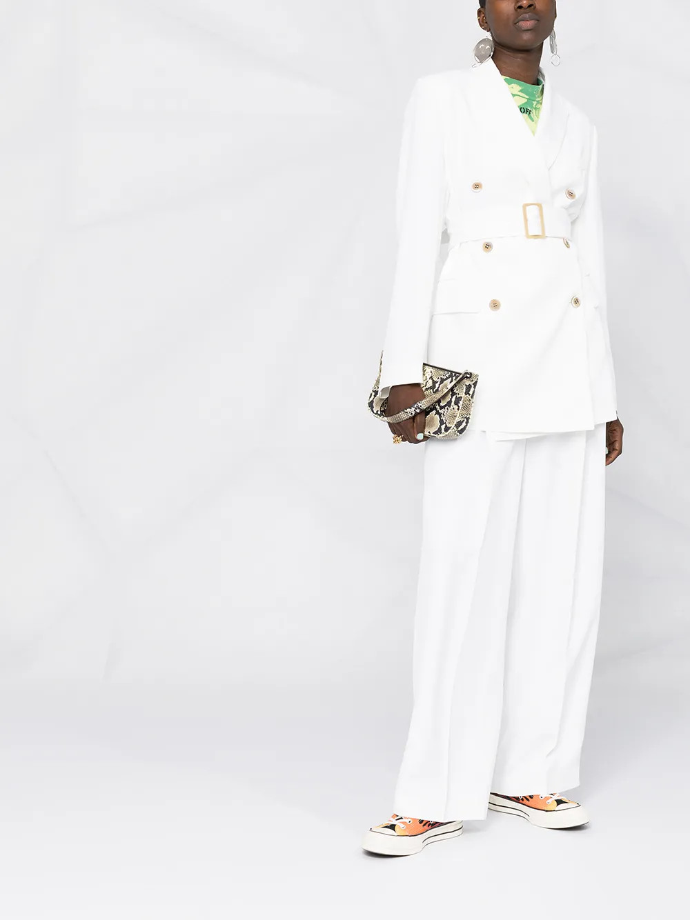 Golden Goose double-breasted Belted Blazer - Farfetch | Farfetch Global
