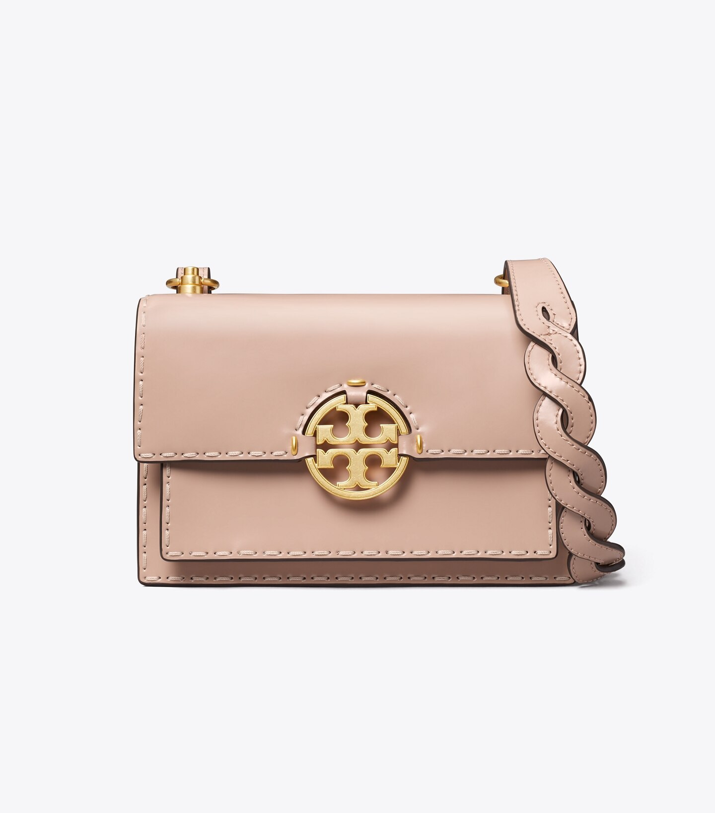 Small Miller Spazzolato Pickstitch Flap Shoulder Bag: Women's Designer Shoulder Bags | Tory Burch | Tory Burch (US)