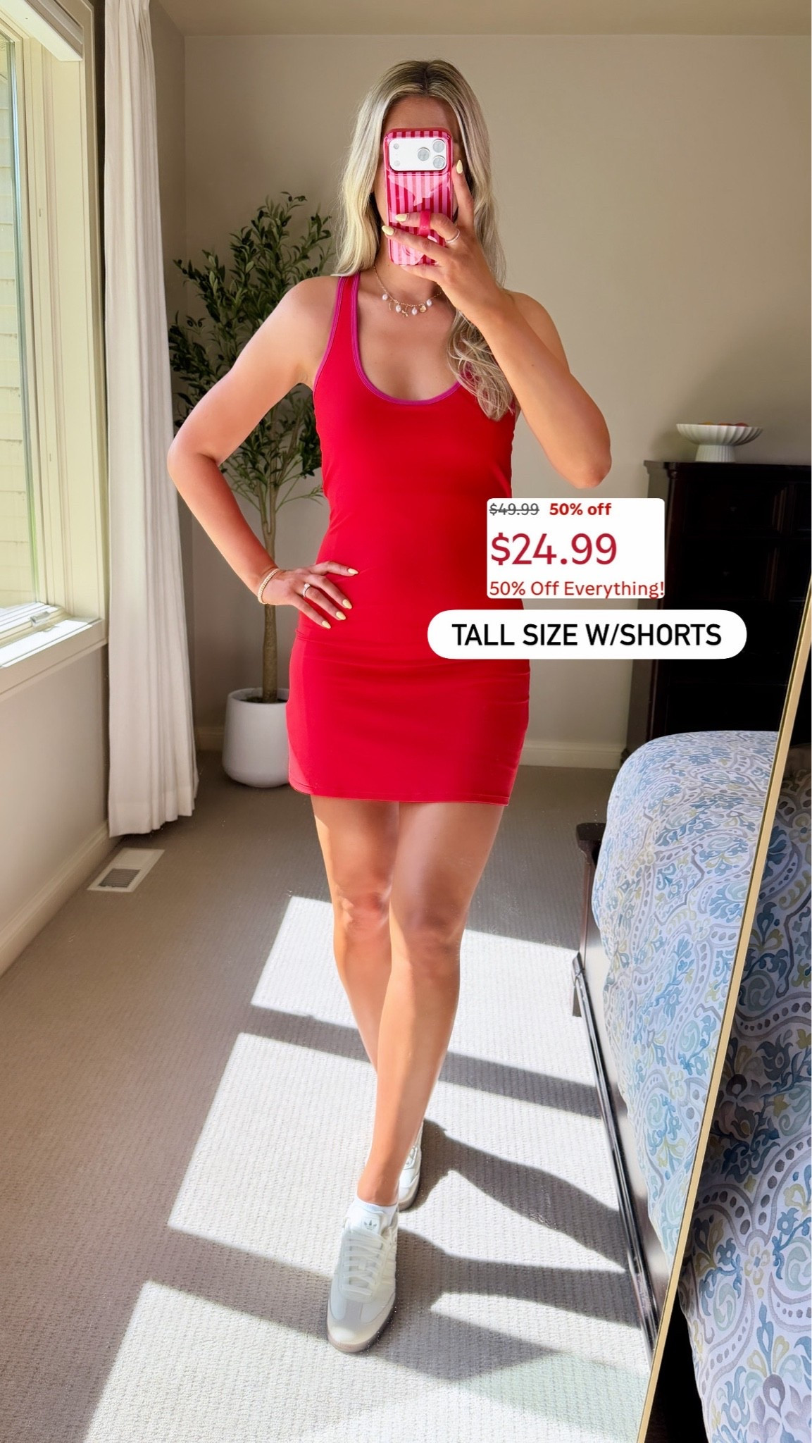 Wearing my true medium/8 longest length in everything!

tall athletic dresses, tall shorts, tall summer dresses, tall jeans, tall tank tops, tall baby tees, tall graphic tees, tall summer outfits, casual style, everyday fashion, trendy basics

#LTKTall #LTKActive #LTKSeasonal

#LTKSaleAlert #LTKActive #LTKTall