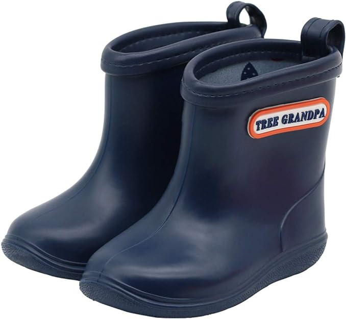 Toddler Rain Boots Baby Rain Boots Short rain Boots for Toddler Easy-on Lightweight and Waterproo... | Amazon (US)