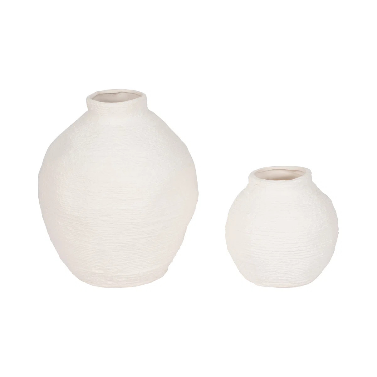Woven Table Vase for Home Decor - Contemporary Tall Flower Vase Accent for Tabletops, Consoles an... | Wayfair North America