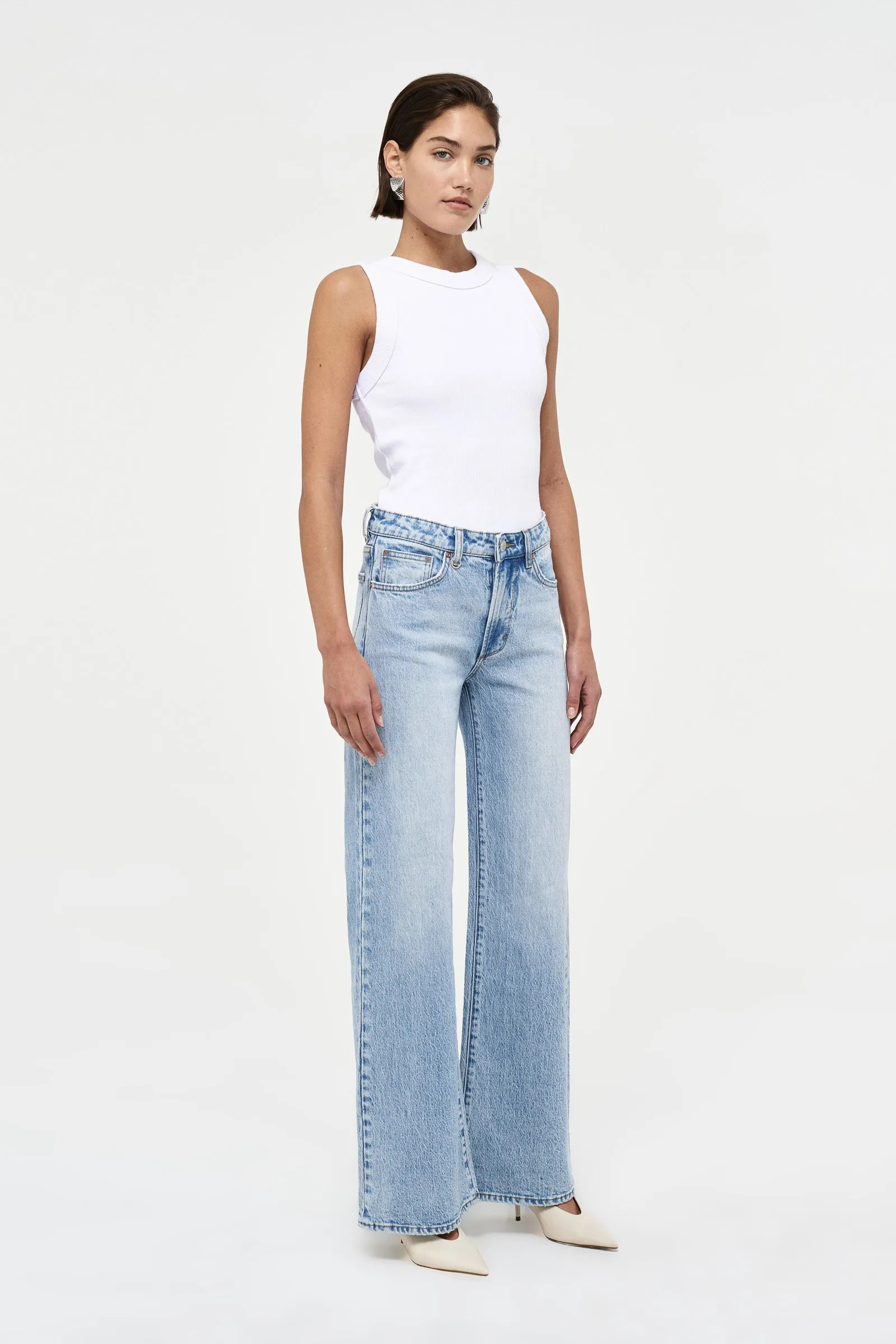 Jonesy Singlet - White | Neuw Denim