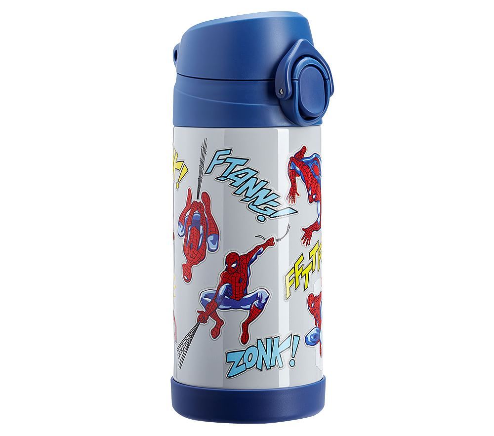 Glow-in-the-Dark Marvel Spider-Man Mackenzie 12oz Water Bottle | Pottery Barn Kids