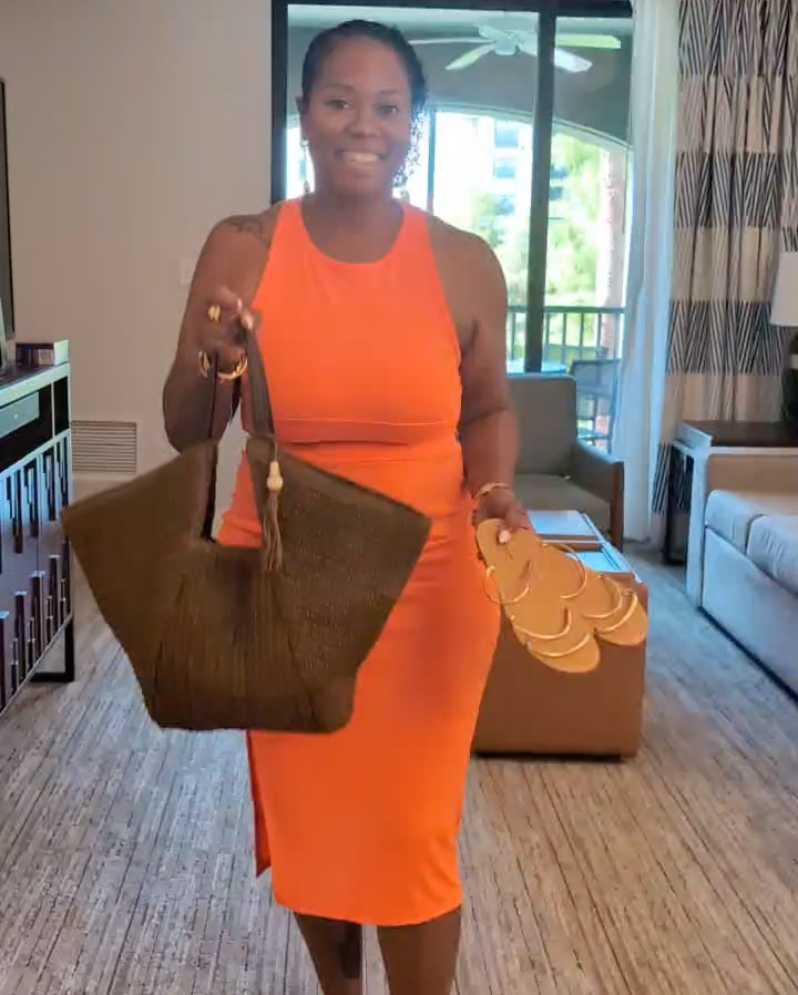 Went bright today in this orange two-piece—breezy, comfy, and vacation-ready. Slides and sunnies, done.

Skirt set M | Brown straw tote | Gold sandals | Gold accessories 

Soft life, styled right. ✨

#fashioninfluencer #atlfashioninfluencer #fashioninspo #luxelife #imtashamack

#LTKFindsUnder50 #LTKOver40 #LTKTravel