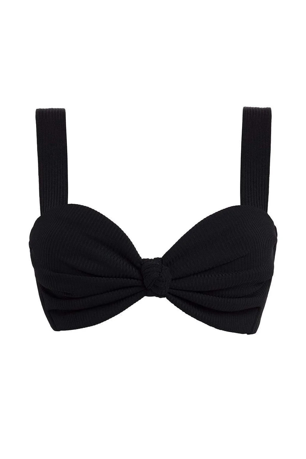 Black Rib Hayden Bikini Top | Montce