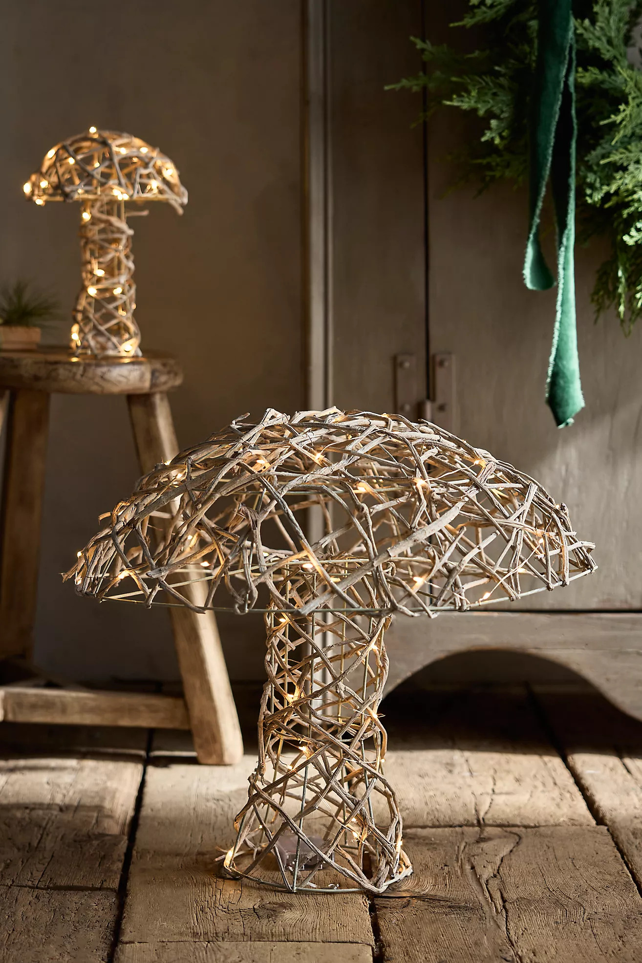 Stargazer Illuminated LED Vine Mushroom | Anthropologie (US)