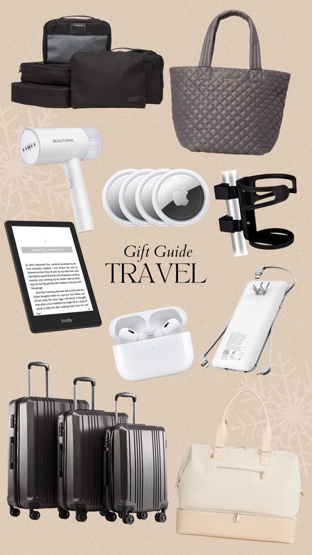 Gift guide for my travel lovers ✈️

Gift guide, gift guide under $50, under $100, travel gift guide, beauty gift guide, luxe, personalized gifts, gifts for him, gifts for her, gifts for the hosts, airpods, portable charger, steamer, gift ideas 

#LTKHoliday #LTKunder100 #LTKtravel