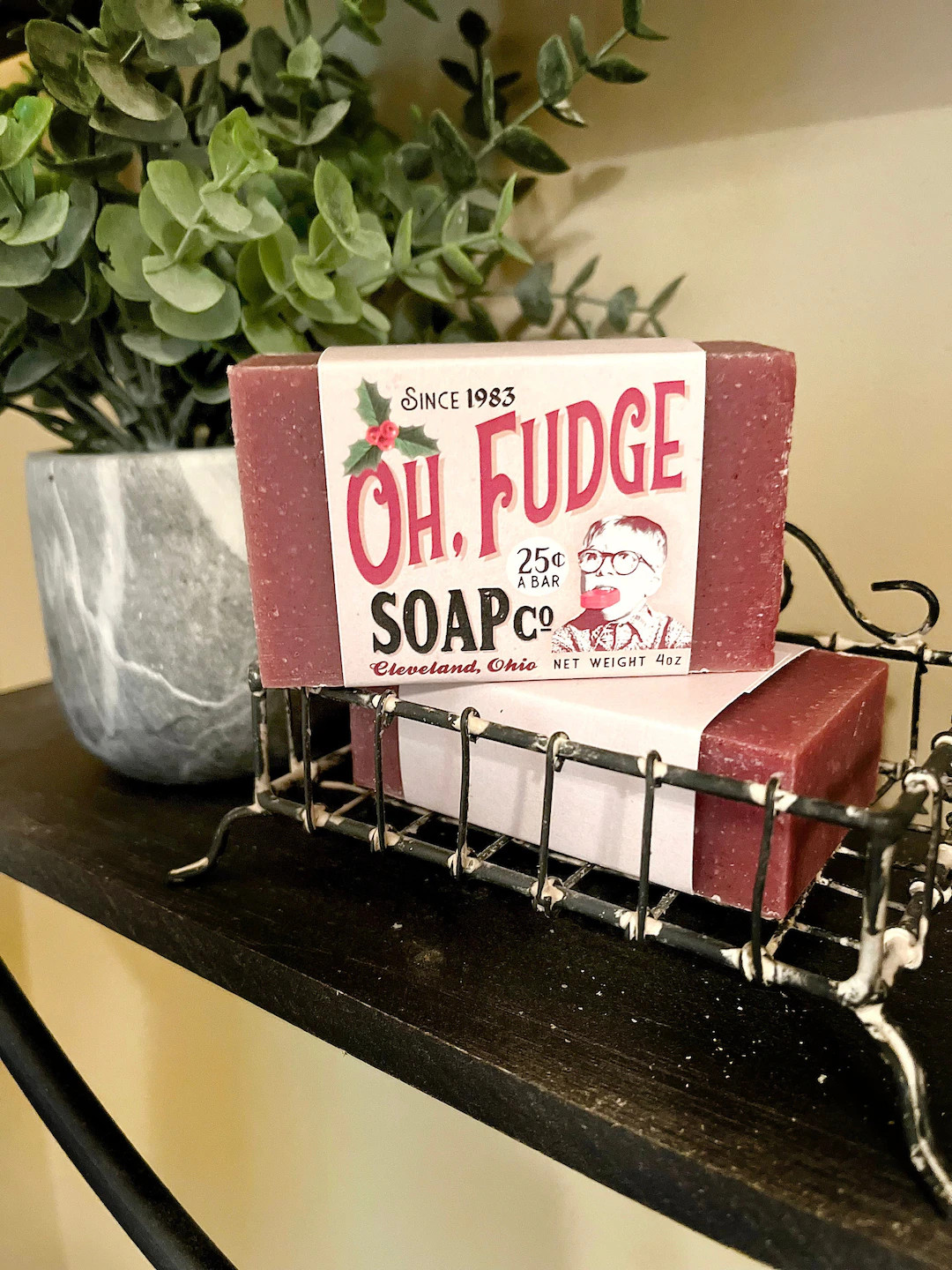 Oh Fudge! Soap Bar WRAP Inspired by Holiday Classic Movie "a Christmas Story" | Wrap Only | Guest... | Etsy (US)