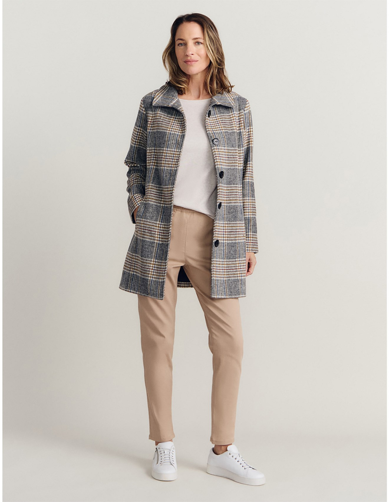 Black Pepper Darcey Long Line Jacket | David Jones | David Jones (Australia & New Zealand)
