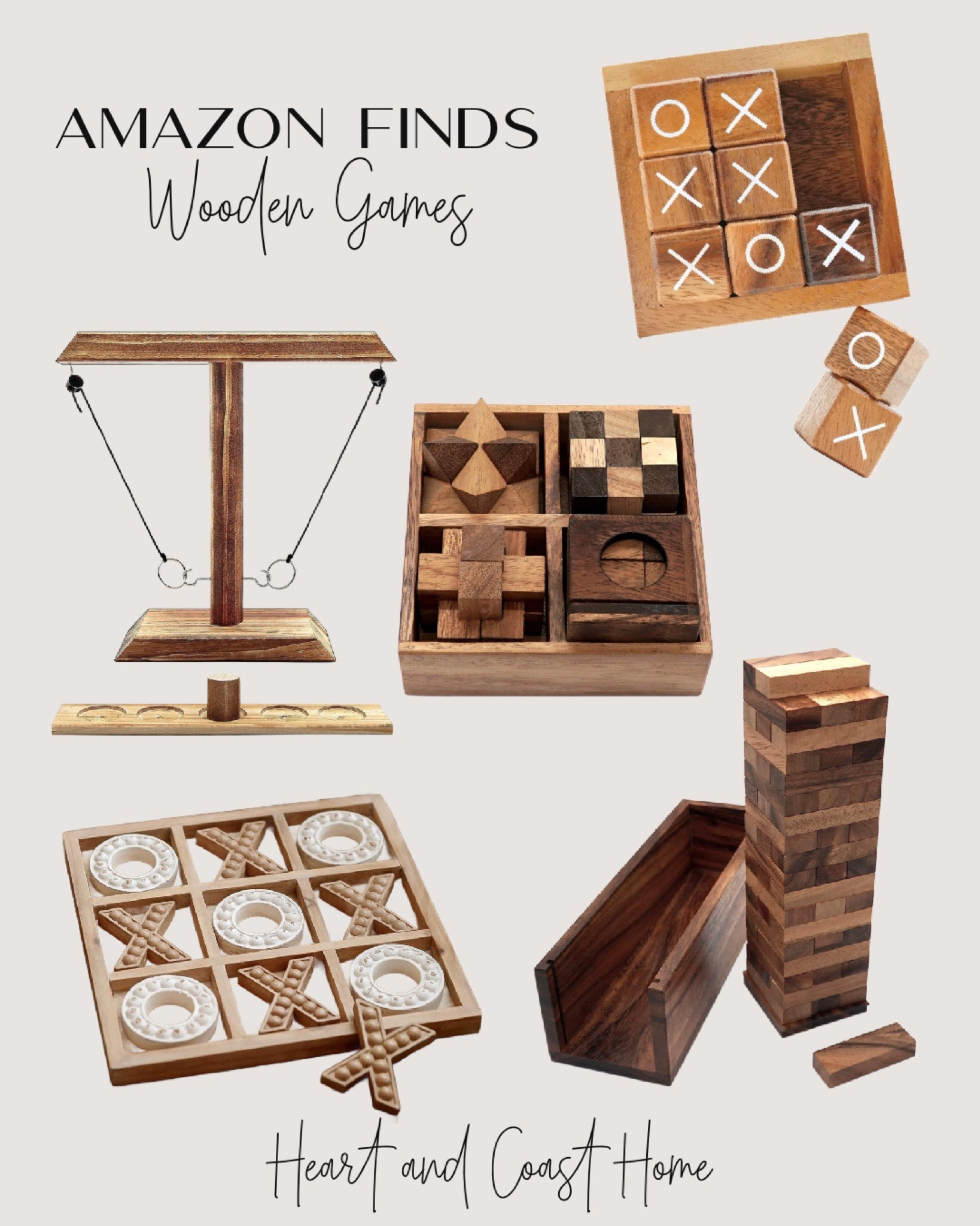 Christmas gifts ideas from Amazon. Wooden Games

#LTKfamily #LTKHoliday #LTKGiftGuide
