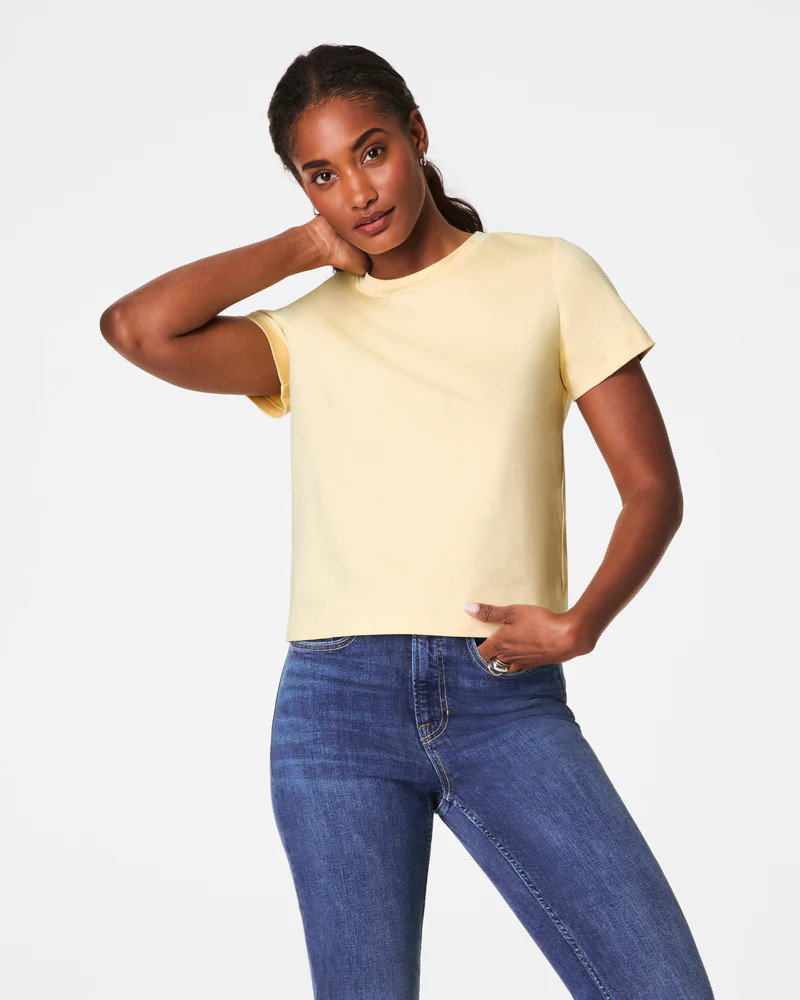 SPANX® Cotton Crewneck Tee | Spanx