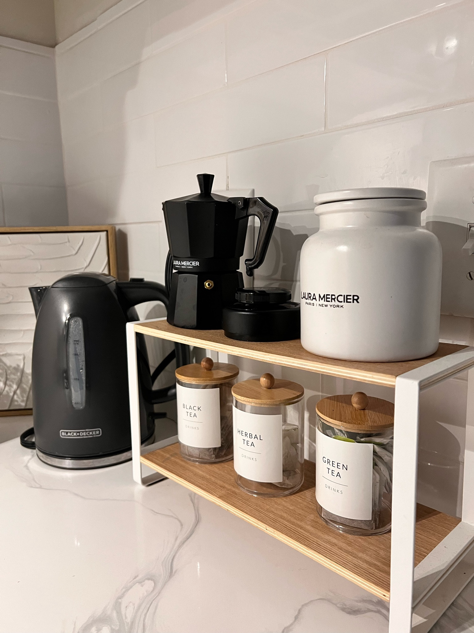 Our kitchen’s tea station 🖤

#LTKhome