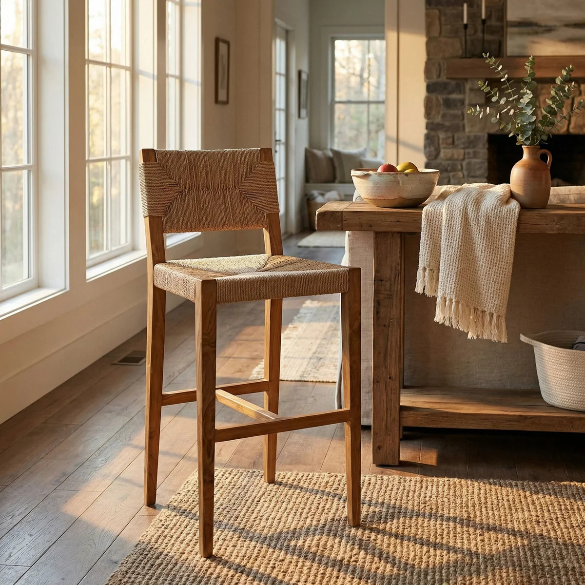 Bran Solid Wood Counter Stool | Wayfair North America