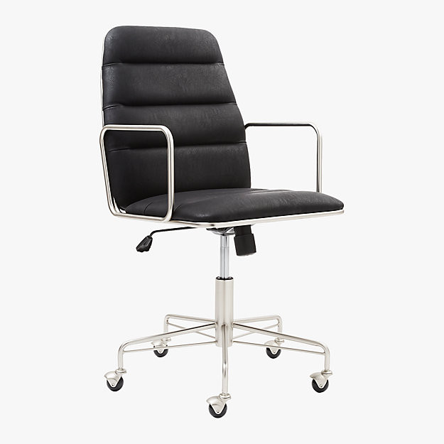 Mad Black Executive Chair | CB2