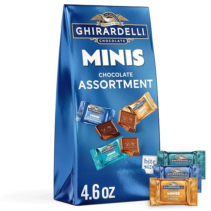 GHIRARDELLI Minis Chocolate Assortment, 4.6 oz, Sea Salt Caramel Varieties | Amazon (US)